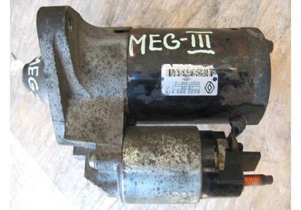 стартер Renault Megane III, Scenic III, Modus, Clio III, Duster, Laguna III 1.4, 1.6 16V, 8200665518, MOOOT45971ZT, 12V